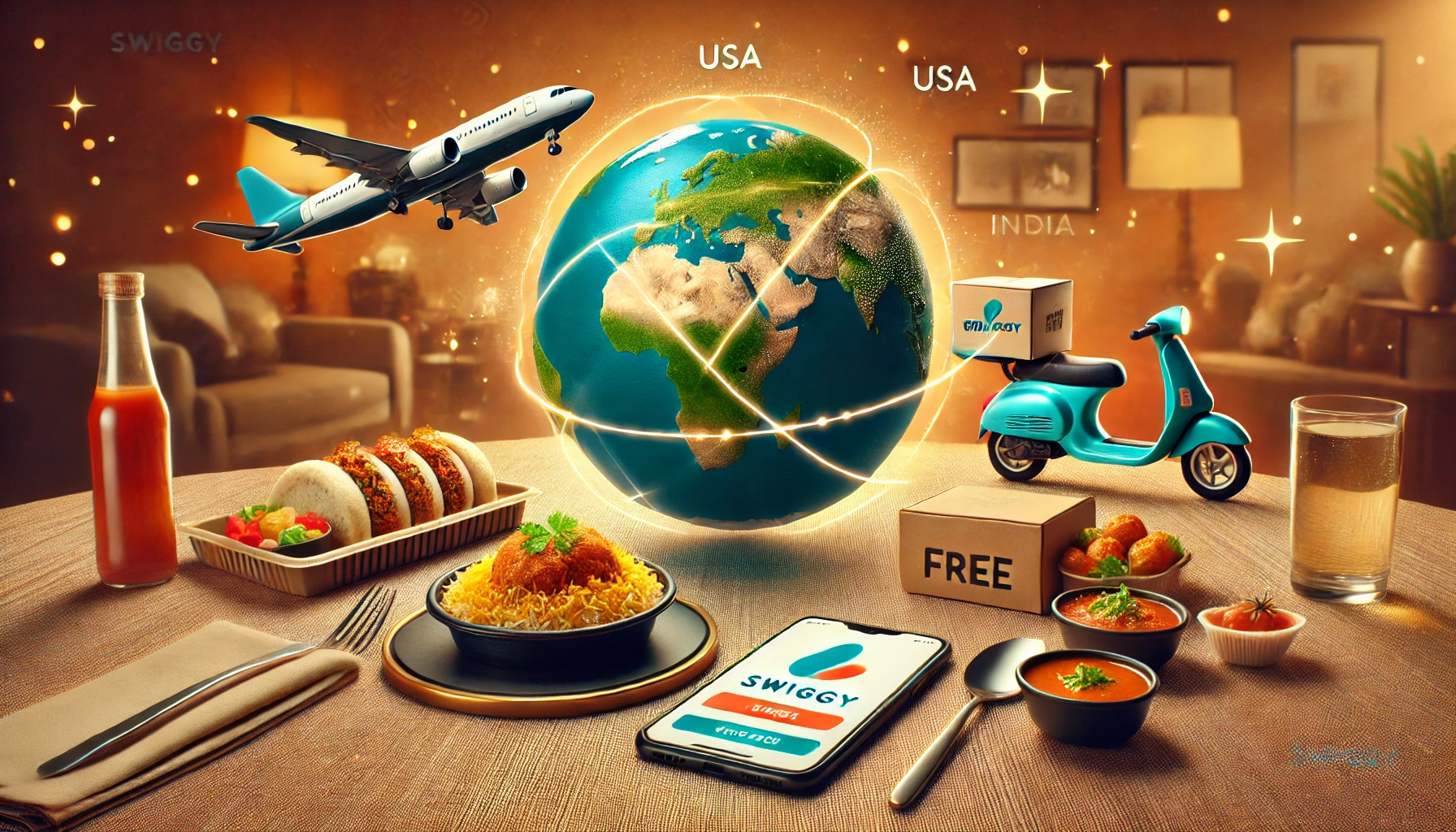 How to Free Order Swiggy from the USA to India